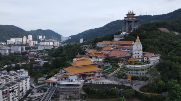 Georgetown Penang Malezja Maja 2022 Świątynia Kek Lok Świątynia Szczycie — Wideo stockowe