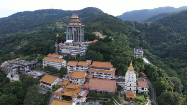 Georgetown Penang Maleisië Mei 2022 Kek Lok Tempel Een Heuvel — Stockvideo