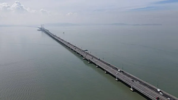 Georgetown Penang Malaysia Mai 2022 Die Majestic Penang Bridge Die — Stockfoto