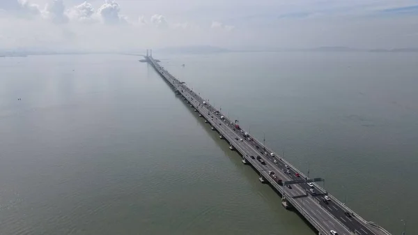 Georgetown Penang Malaysia Mai 2022 Die Majestic Penang Bridge Die — Stockfoto