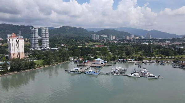 Georgetown Penang Malaysia May 2022 Majestic Penang Bridge Iconic Long — Stock Photo, Image