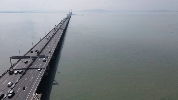 Georgetown Penang Malaysia May 2022 Majestic Penang Bridge Iconic Long — Stock Photo, Image