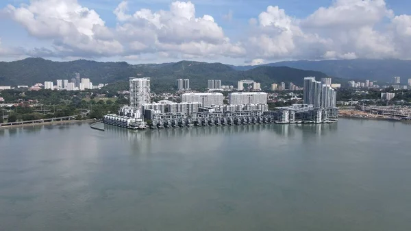 Georgetown Penang Malaysia Maj 2022 Majestic Penang Bridge Den Ikoniska — Stockfoto