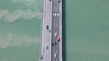 Georgetown, Penang Malezya - 19 Mayıs 2022: Penang Adası etrafında Ege Cenneti Gemisi ile bir gezi