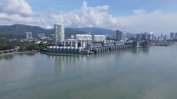 Georgetown Penang Malaysia Mai 2022 Die Majestic Penang Bridge Die — Stockvideo