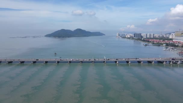 Georgetown Penang Malaysia Maggio 2022 Viaggio Crociera Intorno All Isola — Video Stock