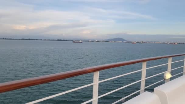 Georgetown Penang Malaisie Mai 2022 Voyage Croisière Autour Île Penang — Video