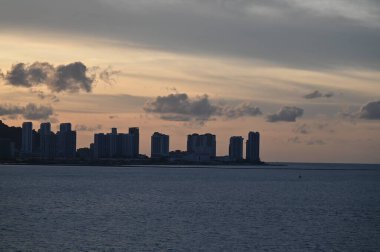 Georgetown, Penang Malezya - 19 Mayıs 2022: Penang Adası etrafında Ege Cenneti Gemisi ile bir gezi