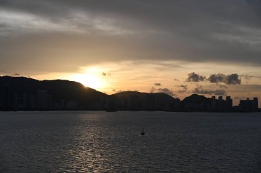 Georgetown, Penang Malezya - 19 Mayıs 2022: Penang Adası etrafında Ege Cenneti Gemisi ile bir gezi