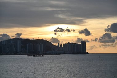 Georgetown, Penang Malezya - 19 Mayıs 2022: Penang Adası etrafında Ege Cenneti Gemisi ile bir gezi
