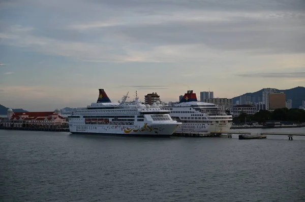 Georgetown Penang Malaysia May 2022 Cruise Trip Penang Island Onboard — Stock Photo, Image