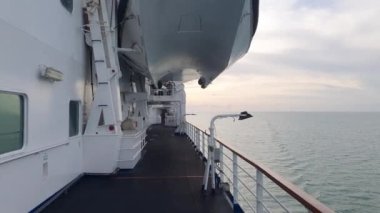 Georgetown, Penang Malezya - 19 Mayıs 2022: Penang Adası etrafında Ege Cenneti Gemisi ile bir gezi