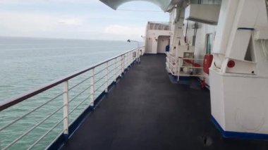 Georgetown, Penang Malezya - 19 Mayıs 2022: Penang Adası etrafında Ege Cenneti Gemisi ile bir gezi