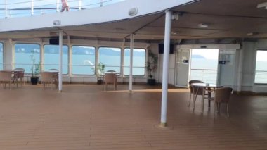 Georgetown, Penang Malezya - 19 Mayıs 2022: Penang Adası etrafında Ege Cenneti Gemisi ile bir gezi