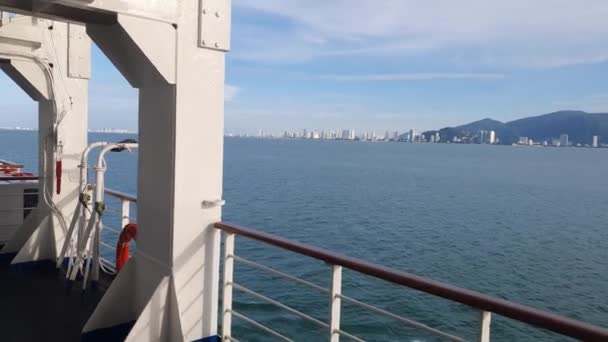 Georgetown Penang Malasia Mayo 2022 Viaje Crucero Por Isla Penang — Vídeos de Stock