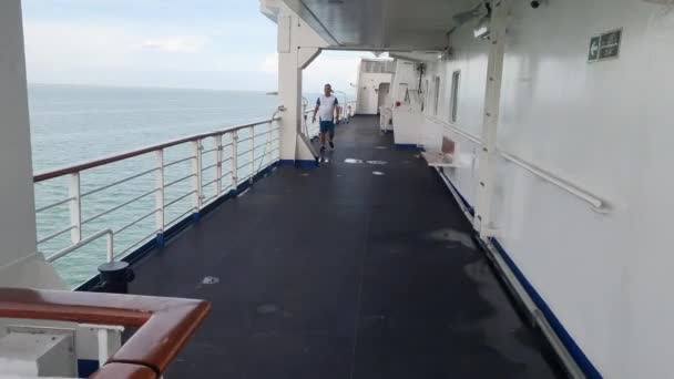 Georgetown Penang Malaysia Mei 2022 Cruise Trip Penang Island Onboard — Stok Video