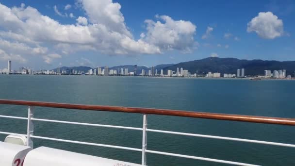 Georgetown Penang Malasia Mayo 2022 Viaje Crucero Por Isla Penang — Vídeo de stock