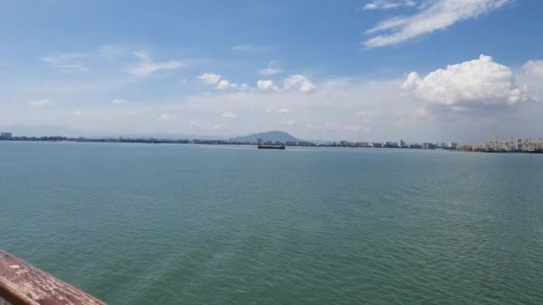 Georgetown Penang Malásia Maio 2022 Uma Viagem Cruzeiro Pela Ilha — Vídeo de Stock