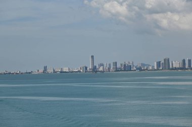 Georgetown, Penang Malezya - 19 Mayıs 2022: Penang Adası etrafında Ege Cenneti Gemisi ile bir gezi