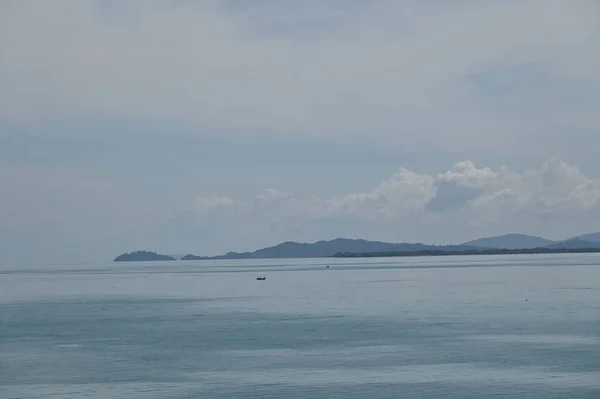 马来西亚槟城 2022年5月19日 在爱琴海天堂之轮上环绕槟城岛的游轮之旅 — 图库照片