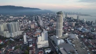 Georgetown, Penang Malezya - 14 Mayıs 2022 Ermeni Caddesi ve Georgetown 'un İnanılmaz Sahnesi