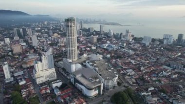 Georgetown, Penang Malezya - 14 Mayıs 2022 Ermeni Caddesi ve Georgetown 'un İnanılmaz Sahnesi