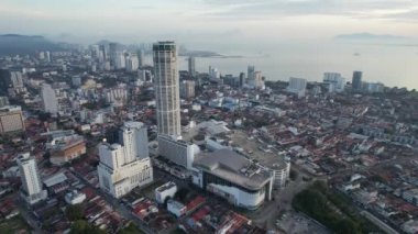 Georgetown, Penang Malezya - 14 Mayıs 2022 Ermeni Caddesi ve Georgetown 'un İnanılmaz Sahnesi