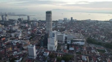 Georgetown, Penang Malezya - 14 Mayıs 2022 Ermeni Caddesi ve Georgetown 'un İnanılmaz Sahnesi