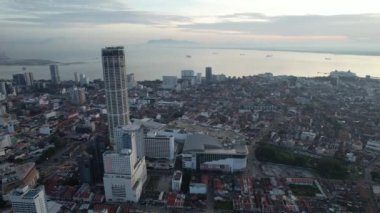 Georgetown, Penang Malezya - 14 Mayıs 2022 Ermeni Caddesi ve Georgetown 'un İnanılmaz Sahnesi