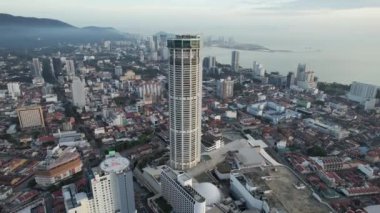Georgetown, Penang Malezya - 14 Mayıs 2022 Ermeni Caddesi ve Georgetown 'un İnanılmaz Sahnesi