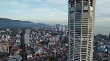 Georgetown, Penang Malezya - 14 Mayıs 2022 Ermeni Caddesi ve Georgetown 'un İnanılmaz Sahnesi