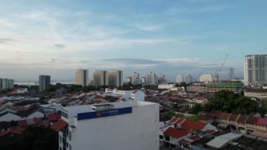 Georgetown, Penang Malezya - 14 Mayıs 2022 Ermeni Caddesi ve Georgetown 'un İnanılmaz Sahnesi