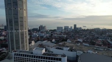 Georgetown, Penang Malezya - 14 Mayıs 2022 Ermeni Caddesi ve Georgetown 'un İnanılmaz Sahnesi