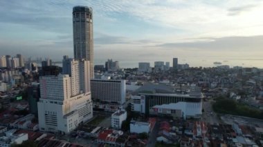 Georgetown, Penang Malezya - 14 Mayıs 2022 Ermeni Caddesi ve Georgetown 'un İnanılmaz Sahnesi