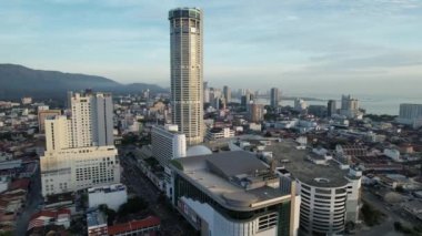 Georgetown, Penang Malezya - 14 Mayıs 2022 Ermeni Caddesi ve Georgetown 'un İnanılmaz Sahnesi