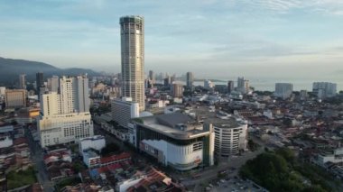 Georgetown, Penang Malezya - 14 Mayıs 2022 Ermeni Caddesi ve Georgetown 'un İnanılmaz Sahnesi