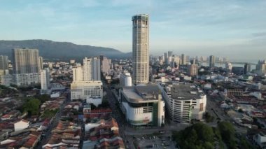 Georgetown, Penang Malezya - 14 Mayıs 2022 Ermeni Caddesi ve Georgetown 'un İnanılmaz Sahnesi
