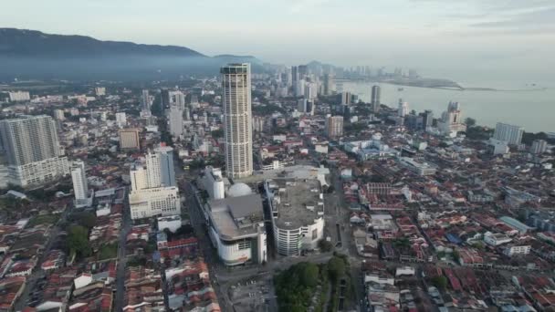 Georgetown Penang Maleisië Mei 2022 Het Verbazingwekkende Landschap Van Rond — Stockvideo