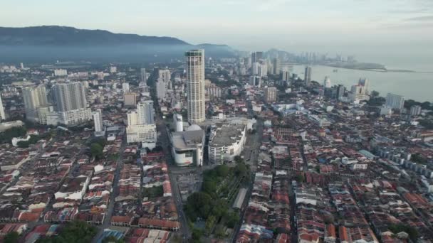 Georgetown Penang Malajsie Května 2022 Úžasná Scenérie Kolem Arménské Ulice — Stock video
