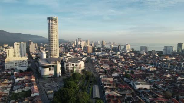 Georgetown Penang Malaysia May 2022 Amazing Scenery Armenian Street Georgetown — Stock Video