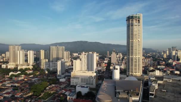 Georgetown Penang Malaysia Május 2022 Amazing Scenery Armenian Street Georgetown — Stock videók