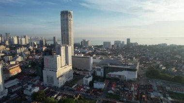Georgetown, Penang Malezya - 14 Mayıs 2022 Ermeni Caddesi ve Georgetown 'un İnanılmaz Sahnesi