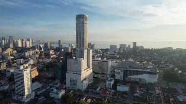 Georgetown, Penang Malezya - 14 Mayıs 2022 Ermeni Caddesi ve Georgetown 'un İnanılmaz Sahnesi