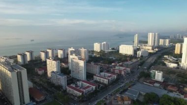 Georgetown, Penang Malezya - 14 Mayıs 2022 Ermeni Caddesi ve Georgetown 'un İnanılmaz Sahnesi