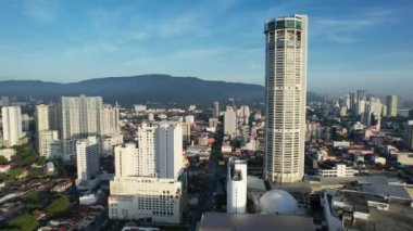 Georgetown, Penang Malezya - 14 Mayıs 2022 Ermeni Caddesi ve Georgetown 'un İnanılmaz Sahnesi