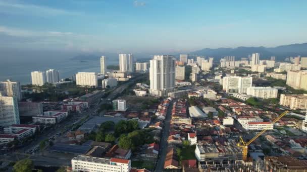 Georgetown Penang Maleisië Mei 2022 Het Verbazingwekkende Landschap Van Rond — Stockvideo