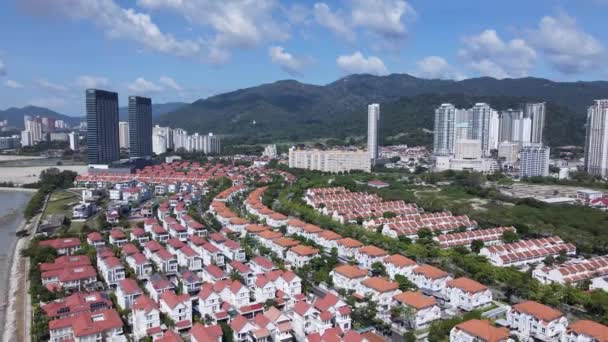 Georgetown Penang Malaisie Mai 2022 Quai Des Détroits Bâtiments Historiques — Video