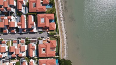 Georgetown, Penang Malezya - 20 Mayıs 2022: The Straits Quay, Landmark Binaları ve Köyleri