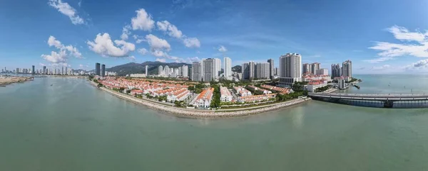 Georgetown Penang Malaysia Maggio 2022 Banchina Dello Stretto Gli Edifici — Foto Stock