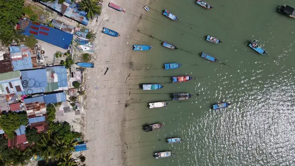 Georgetown Penang Malaysia May 2022 Straits Quay Landmark Buildings Villages — 스톡 사진